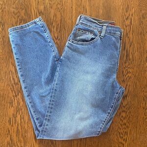 Levi's Classic Relaxed Fit 550 Tapered Leg Stretch Jeans - Blue Size 8 Long